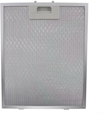 Cooker Hood Metal Grease Filter 250 x 310mm Metal Mesh Cooker Hood Filters Metal Mesh Extractor Vent Filters Metal Mesh Filters(2PCS)