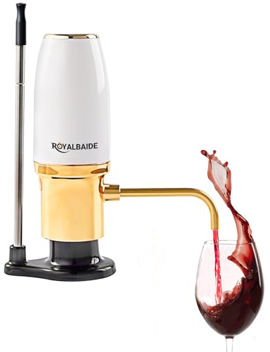 Elektrischer Weinbelüfter-Spender, elektrischer Smart-Dekanter mit wiederaufladbarem USB-Anschluss, elektrischer Wein-Dekanter und Weinspender-Ausgießer, Weingeschenk für Mutter und Ehefrau