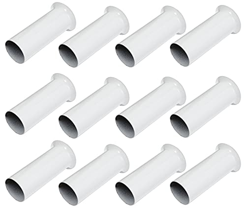 LIFKOME 12 Stück Kerzen-Kronleuchter-Hülsen Goldfarben Lampenkopf Eisenhülsen Kerzenabdeckungen Fassungszubehör Lampenfassung Kronleuchter Hellgoldene Kerzenabdeckungen