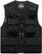 Wirltte Mens Vests Cargo Outdoor Work Safari Hunting Fishing Travel Photo Mesh Waistcoat Vest Gilet Multi Pockets Black XL