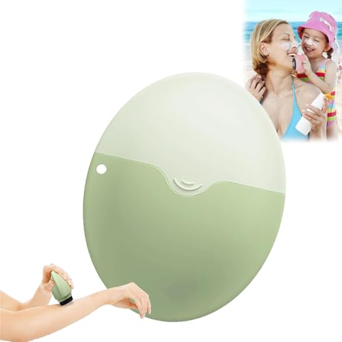Nachfüllbarer Roll On Sonnencreme Applikator Für Kinder Sonnencreme Rolle Auffüllbar Nachfüllbarer Roll on Schwamm Applikator Lotion Applikator Sonnenschutzpinsel Sonnenmilch Applikator (Grün)