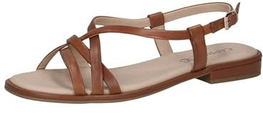 Caprice Damen Sandalen flach aus Leder Leicht