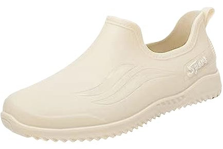 Scarpe da Pioggia da Donna Scarpe Comodi Stivali da Pioggia Leggeri alla Caviglia Stivali da Pioggia da Esterno Smerigliati Borse Impermeabili