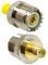 SPTSSWET SMA Female to UHF Female Adapter Coax Connector SMA to PL259 for CB Radio Antenna for Ham Radio Walkie Talkie amateurs 2pcs