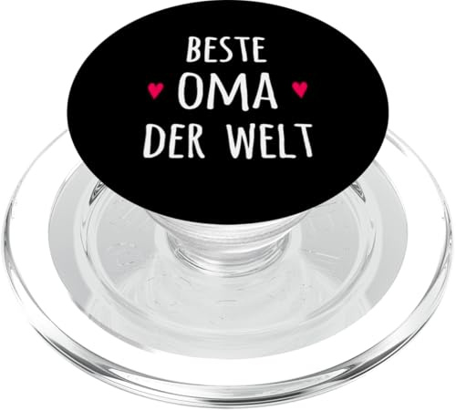 Beste Oma der Welt - PopSockets Ausziehbarer Sockel und Griff für Smartphones und Tablets PopSockets PopGrip für MagSafe