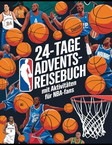 24-Tage-Adventsreisebuch Mit Aktivitäten Für NBA-Fans