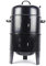 Chynalys 3 IN 1 Charcoal BBQ Grill Food Smoker with Cover, Adjustable Wind Power and Warming Function, Portable Outdoor Barbecue For Garden, Patio, Camping and Outdoor Picnics