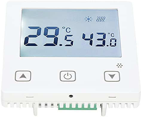 AC220V Thermostat Wasser Fußbodenheizung Klimaanlage Temperaturregler Touchscreen Anwendbar für Wohnzimmer Schlafzimmer