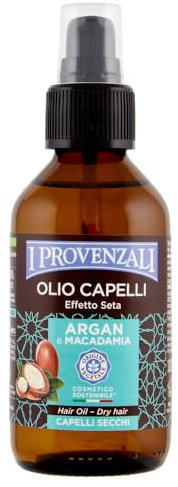 I Provenzali | Argan- und Macadamia-Haaröl, Öl für trockenes Haar, 100 ml