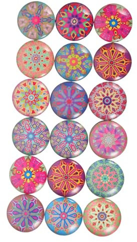 PEPLAYTAL 50piezas De Vidrio Decorativos para Refrigerador Magnéticos para Cocina y Oficina Accesorios De Pizarra Blanca Decoración De Fridge Adherencia y Estable