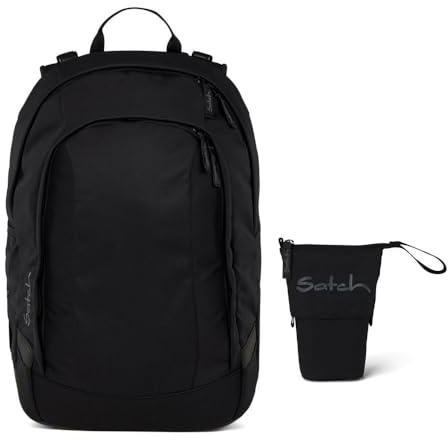 Satch Air Skandi Edition Schulrucksack Set 2tlg. inkl. Pencil Slider (Blackjack)