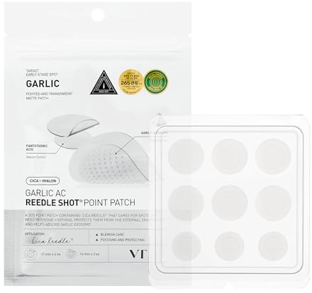 VT COSMETICS Garlic AC Reedle Shot Point Patch, 9 Stück