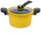 Pressure Pot, 3.5L Time-Saving Stockpot with Clear Lid & Double-Ear Lock, Multi-Use Small Pressure Cooker, Small Cooker