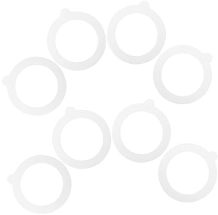 LAPYAPPE 8 Pièces Anneaux de Silicone pour Bocaux Mason Joints Étanches de Remplacement pour Couvercles de Bocaux Compatible pour Stockage Alimentaire