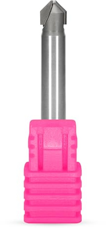 Cuttershop V-Nutfräser für Alu-Verbund (ACP) – 90°, 2-schneidig, L54 | V-Serie – D12.0x90DEG (90°)/L10/54
