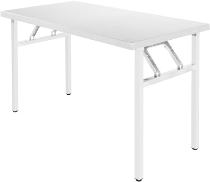 Edelstahltisch Klappbar 120x60x75cm Edelstahl Klapptisch Küche Tisch Edelstahl Arbeitstisch Klappbar Grilltisch Küchentisch Mit 0.5cm Höhenverstellbare Füße Kommerziell für Restaurant Küche Werkstatt