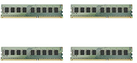 Janasiba 4X Memoria 8GB RAM 2RX8 1.35V DDR3 PC3L-12800E 1600MHz 240 Pin ECC RAM Buffer per Workstation Server
