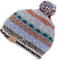 GURU SHOP Bommelmütze aus Nepal, Mütze aus Schurwolle, Wintermütze - Blau/rosa, Herren/Damen