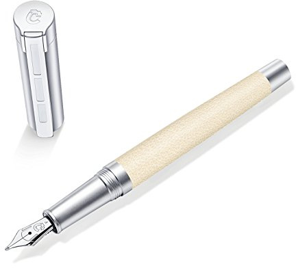 STAEDTLER Initium Corium Fountain Pen, Leather, Beige, M, 9PC130M