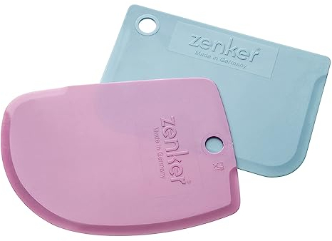 Zenker 43918 Set mit 2 Backhörnern, Hörnern, Teigschaber, Kunststoff, zufällig, Willkürlich