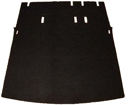 Autix Kofferraummatte, Schwarz, Textil, Vließ-Velour-Teppich, Gummigranulat, Rutschhemmend, Strapazierfähig, Passgenau für Caddy Life 5-Sitzer ab BJ. 2004 3.Generation (2K)