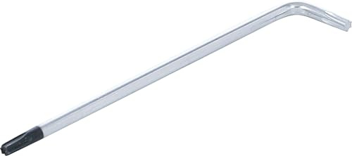 BGS 794-T15 | Winkelschlüssel | T-Profil (für Torx) mit/ohne Bohrung T15 | extra lang | Länge 100 mm | Klingenlänge 17 ┆ 100 mm | Chrom-Vanadium-Stahl (S2) | Verchromt, matt