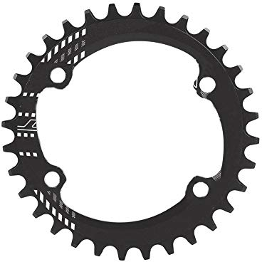 VGEBY BCD 96MM Anillo de Cadena Simple de Plato Ancho Estrecho para M6000 M7000 M8000(32T-Negro) Plato 36 Dientes Redondo 96Bcd-S