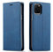 QLTYPRI Case for iPhone 11, Premium PU Leather Cover TPU Bumper with Card Holder Kickstand Hidden Magnetic Adsorption Shockproof Flip Wallet Case for iPhone 11 (6.1 inch) - Blue