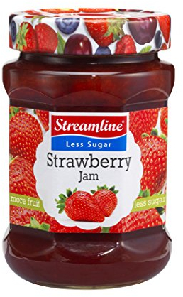 Streamline Strawberry Jam, 6 Jars x 340g
