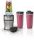 Ninja BN301 Nutri-Blender Plus Frullatore Personale Compatto, Motore 900-Peak-Watt, Argento