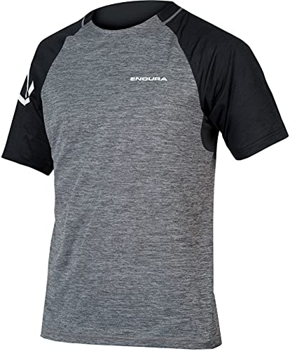 Endura MTB-Jersey Kurzarm SingleTrack Grau Gr. L