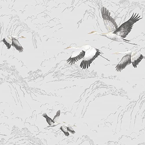Laura Ashley Animalia Silber Tapete
