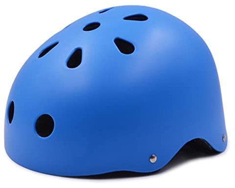 AUXDIQ Skaterhelm Kinder Damen Herren Fahrradhelm mit Drehrad-Anpassung Sport Helm für Fahrrad Skateboard Scooter BMX
