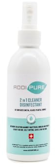 ADDIPURE 2in1 Cleaner Disinfectant, 300ml Rundflasche mit Fingerzerstäuber. Intensive und schnelle Wirkung gegen Bakterien, Keime, Viren und Schimmelpilz.