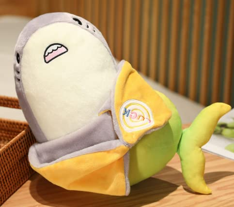 Surplex Mango Hai Plüsch Plüschtier Ausgestopftes Tier Spielzeug, Ozean Safari-Tiere Plüschkissen Kissenpuppe Gefüllte, Kreativität Weiche Kinder Plüschtier Geschenk Dekoration zu Hause(43cm/17)