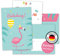 Decento® Einladung Geburtstag Flamingo - 8 Karten mit Umschlag für Mädchen - niedlicher Kindergeburtstag - Einladungskarten für Kinder zum Ausfüllen und Beschriften