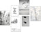 GHJKL Klassische Hand mit Sand Bild Pampas Grasland Beach Birds Inspiration Motto Bild Wanddekoration,Moderne Poster-Set - Kein Rahmen (Bild-1,4xA4 & 2xA5)