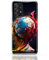 Hülle für Samsung Galaxy A5 2016 Handyhülle Schutzhülle aus Silikon TPU Softcase mit Motiv 3496 bunter Fußball Farbenspiel