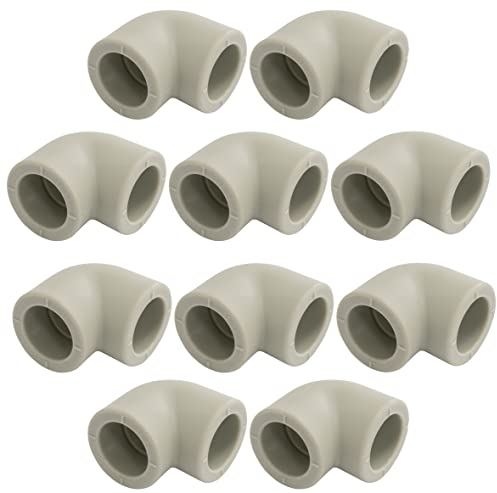 AERZETIX - C66864-10er-Set -90°-Winkel/bogen mit innengewinde aus PPR/polypropylen/ Ø25 mm PN25 zum schweißen - sanitär-heizung arbeiten installation trinkwasser versorgung fitting schlauch