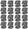 SG Store 200 Stück Pyramide Nieten Spike Quadrat Nieten Spike Schraube Handwerk Punk Neuheit Schmuck Zubehör DIY Dekoration Für Leder Kleidung Schuhe 8x8mm, Schwarzes Rotguss, 8x 8mm