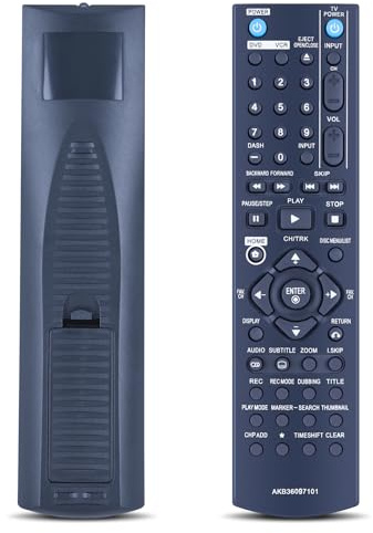 PZL AKB36097101 - Telecomando di ricambio per videoregistratore DVD LG VCR RC397HM RC397H RC797T RC389H RC897T RC700N