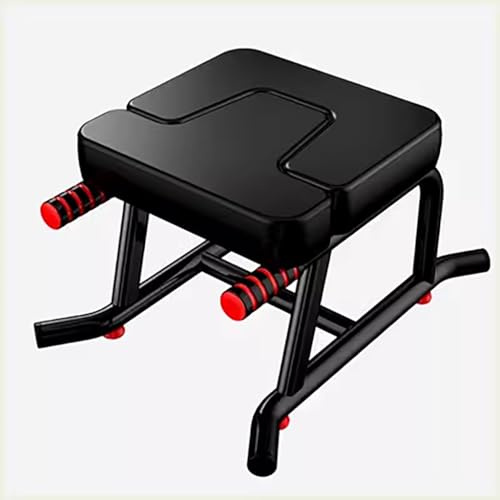 Banc de Poirier Banc de Poirier de Yoga Banc de Poirier de Yoga Pliable avec Coussin en PU Chaise de Poirier de Yoga adapté à la Salle de Sport d'exercice à Domicile Noir