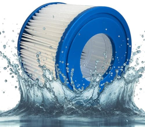 TronicXL Filter kompatibel mit Bestway TYP VI Gr vi Filterkartuschen für Lay-Z-Spa Miami Vegas Monaco BW58323 58239-6 Whirlpool Ersatzteil 60311 58323 (16 Stück)