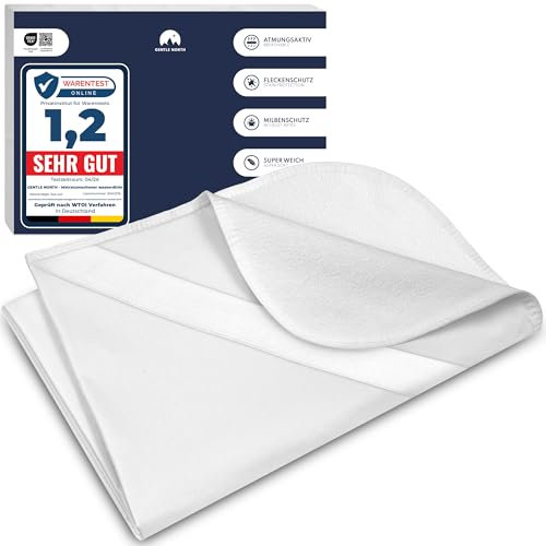 Matratzenschoner 160x200 cm wasserdicht - Matratzenauflage als Nässeschutz für Kinder oder bei Inkontinenz - Waschbarer Matratzenschutz mit 4 Eckgummis - Kein Knistern - Oeko-TEX 100 & Made in EU