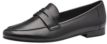 Marco Tozzi Damen Slipper weiches Feel Me Fußbett Leder weiches Innenfutter Bequem