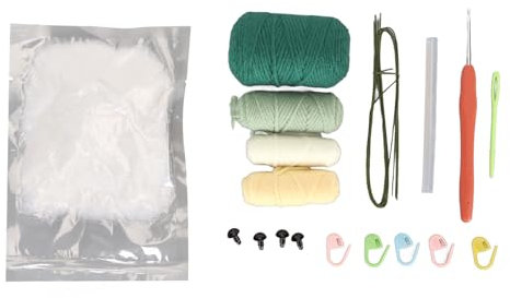 ANKROYU Eulen-Häkeltier-Sets, Starter-Häkeltier-Sets mit Garn-Häkelnadelfüllung, Häkeln lernen, Tier-Starter-Set für Anfänger