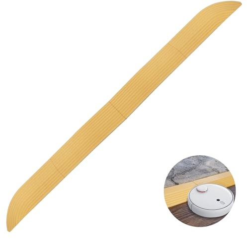 HENGBIRD TüRschwellenrampe Staubsauger Roboter Rampe für Alle Staubsaugroboter ZubehöR TüRschwellenrampe Saugroboter UnterstüTztes Klettern Saugroboter TüRschwellenrampe Gelb Neigungshöhe 1,6 cm
