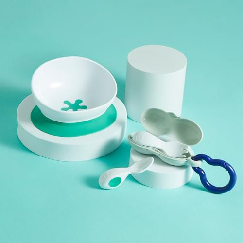 doddl Baby Spoon and Fork Set with Travel Case & doddl 2-in-1 Baby and Toddler Bowl with Suction - Baby Cutlery and Utensils, Travel Cutlery, Baby Essentials for Babies 6+ Months