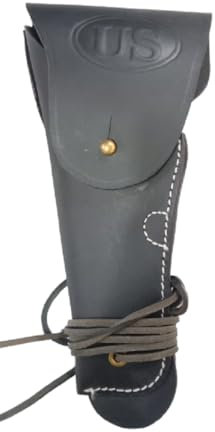 Leather Holster for M1911 .45 1911 (Colt) Semi-Auto Pistol Leather Holster(Left Handed) (Black)