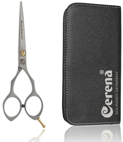 Cerena© Cobra Silver Friseurschere 5.5 Zoll (14 cm) – Hochwertige Haarschneideschere – Profi Haarschere Solingen für Friseure & Hair Styler